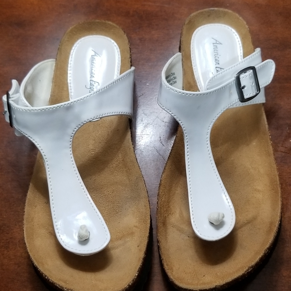 WOMEN'S AMERICAN EAGLE SLIPON- FLIP FLOPS SANDALS SZ.9